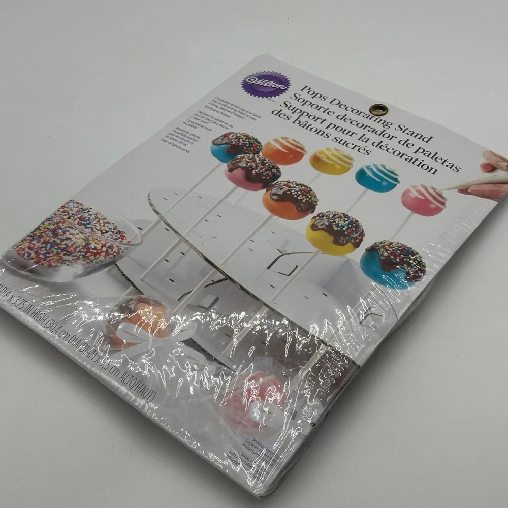 Wilton USA Cake Pops Decorating Stand New in Sealed Package Holds 44 Pops